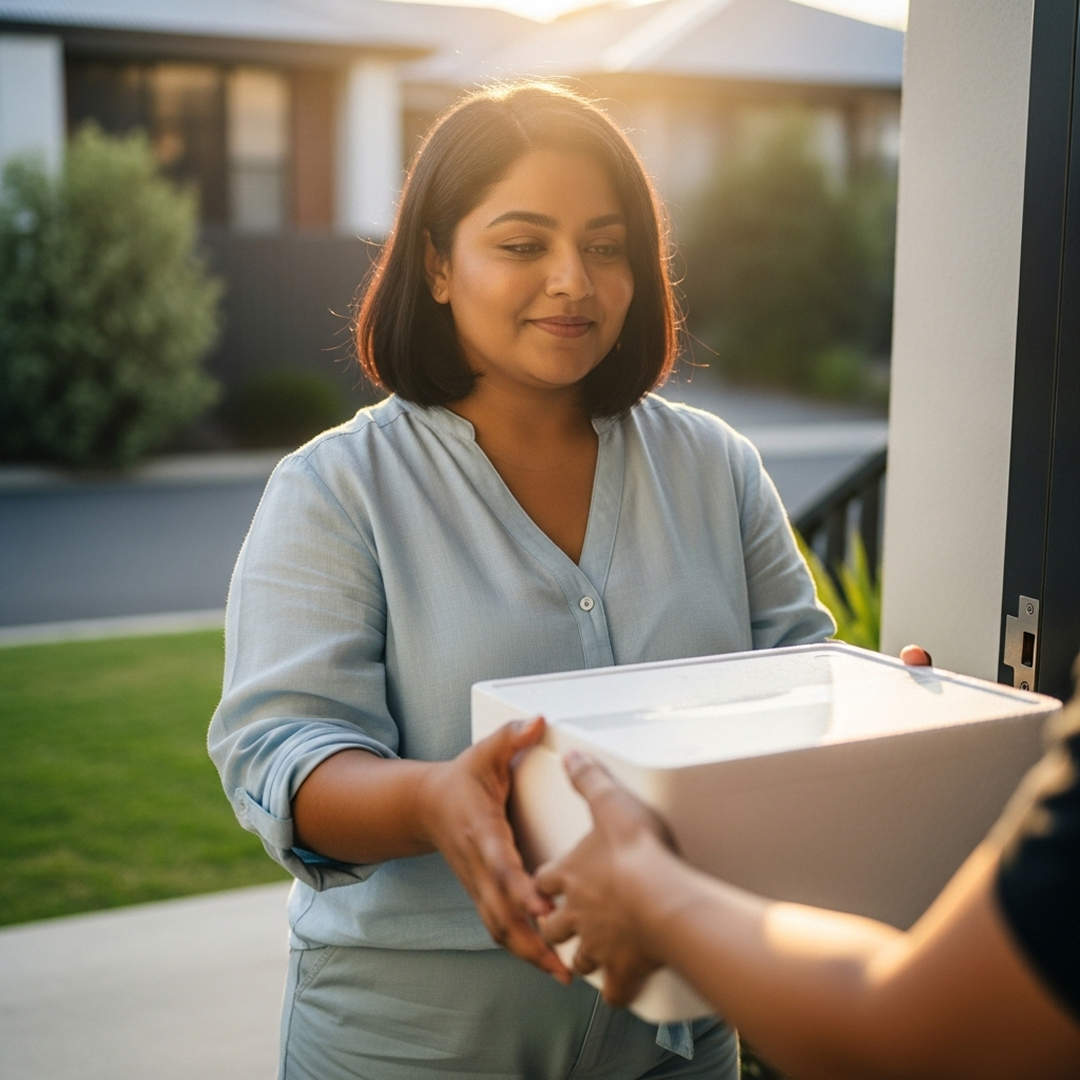 1080x1080 (12) A woman talking with a doctor through FaceTime.